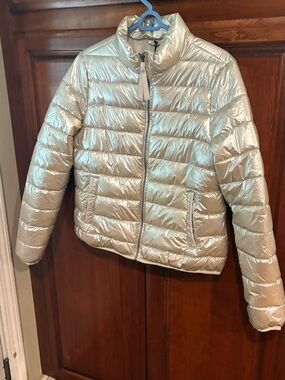 Woman’s STYLUS Puffer Jacket Metallic Puffer Jacket  (M)
